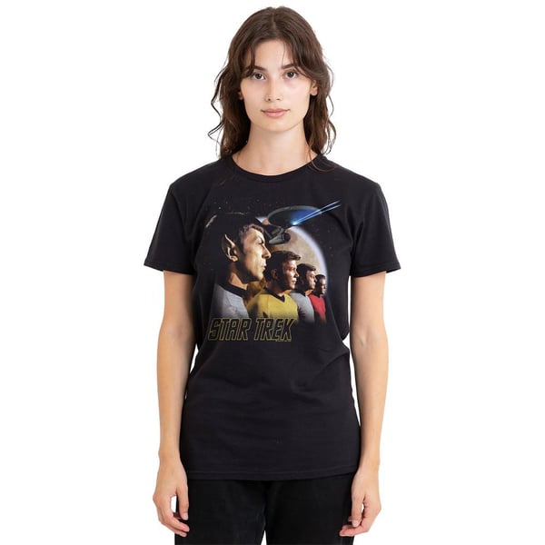 Star Trek Unisex Adult Forward to Adventure T-Shirt