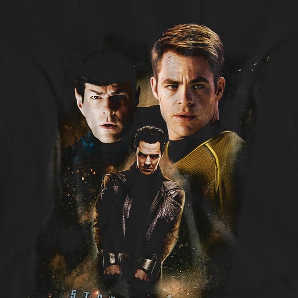 Star Trek: Into Darkness Unisex Adult Aftermath T-Shirt
