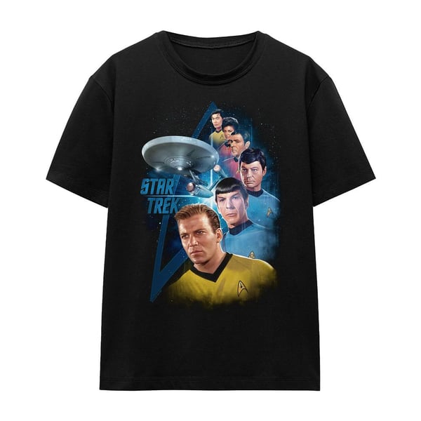 Star Trek Unisex Adult Among the Stars T-Shirt
