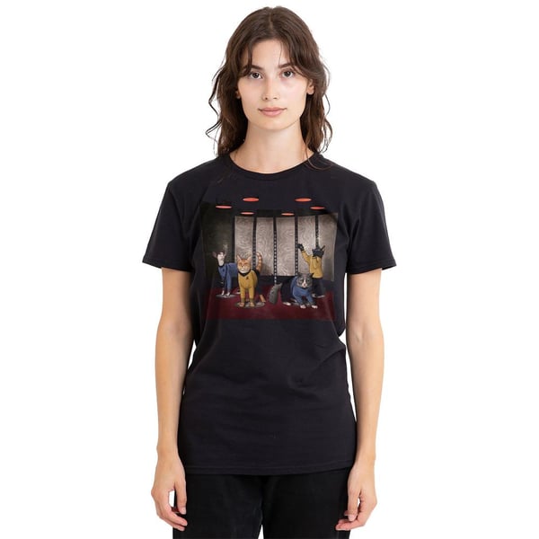 Star Trek Unisex Adult Beam Meow Up T-Shirt