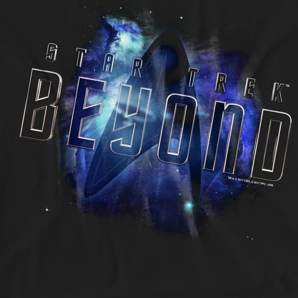 Star Trek Beyond Unisex Adult Galaxy T-Shirt