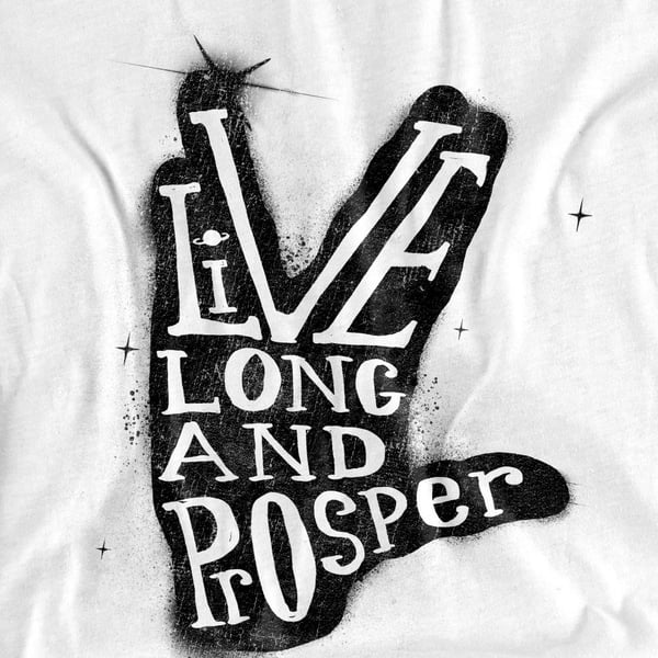 Star Trek Beyond Unisex Adult Prosper Hand T-Shirt