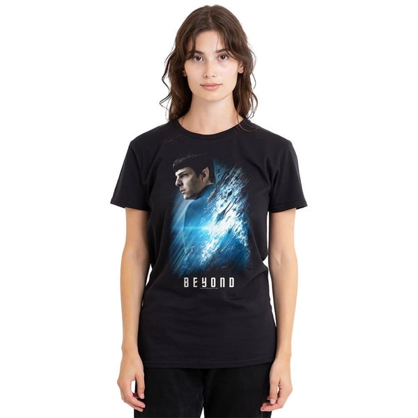Star Trek Beyond Unisex Adult Spock Poster T-Shirt