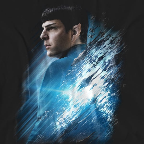 Star Trek Beyond Unisex Adult Spock Poster T-Shirt