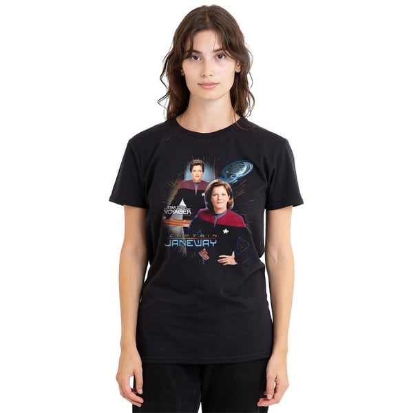 Star Trek Unisex Aikuisten Janeway T-paita