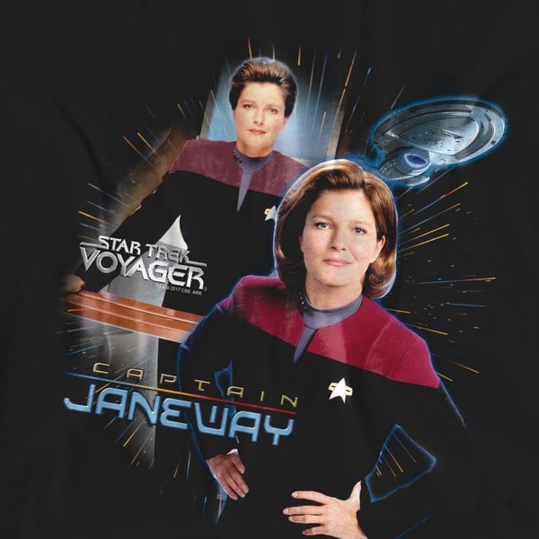 Star Trek Unisex Aikuisten Janeway T-paita