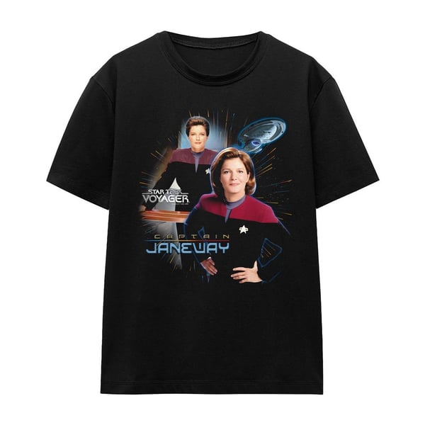 Star Trek Unisex Adult Janeway T-Shirt