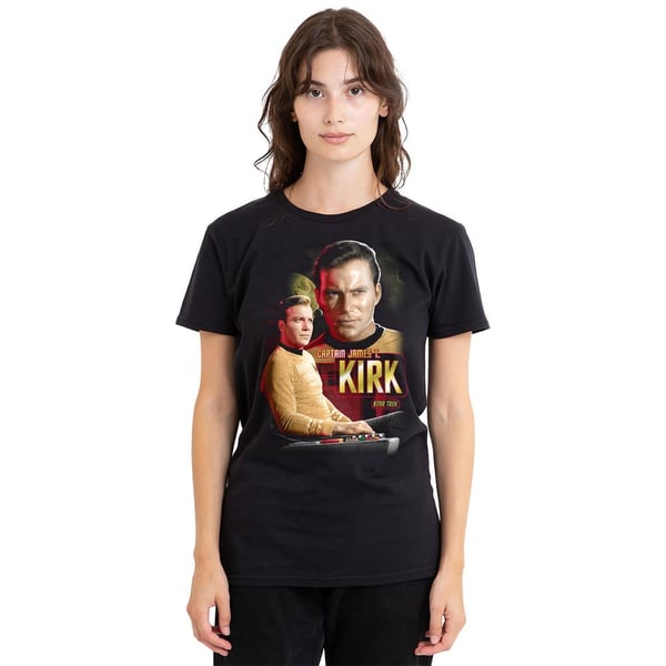 Star Trek Unisex Adult Captain Kirk T-Shirt