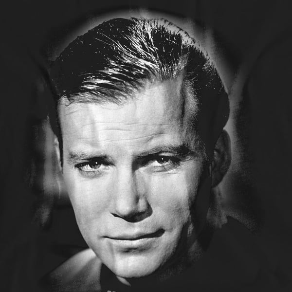 Star Trek Unisex Adult Captain Kirk Portrait T-Shirt