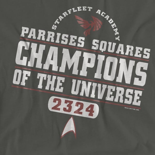 Star Trek Unisex Adult Champions T-Shirt