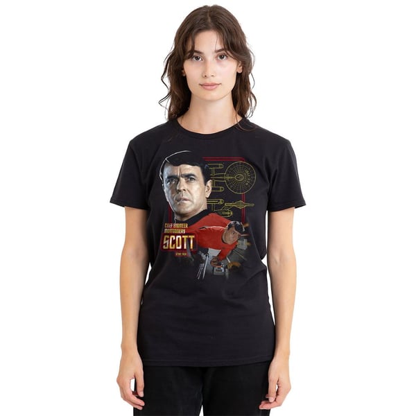 Star Trek Unisex Adult Chief Engineer Scott T-Shirt