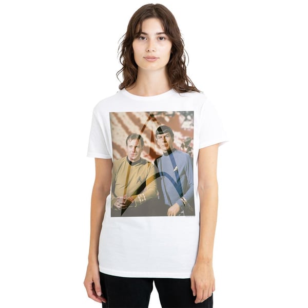 Star Trek Unisex Adult Classic Duo T-Shirt