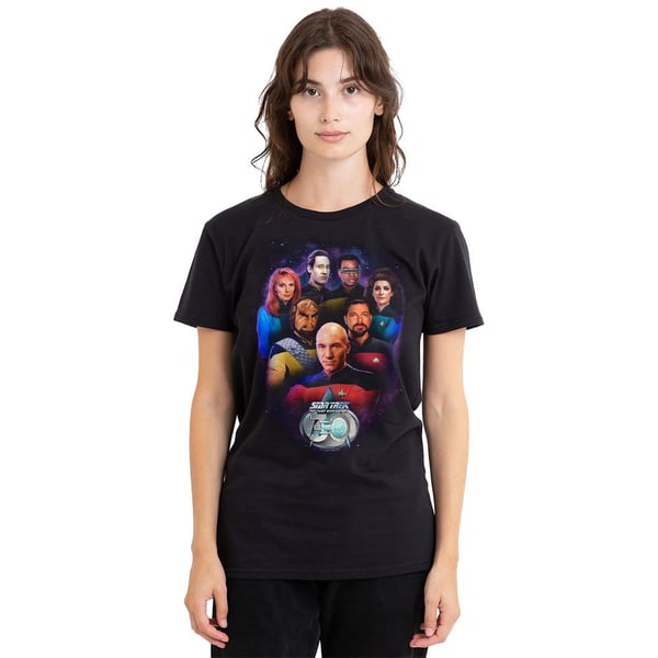 Star Trek Unisex Adult 30 Crew T-Shirt