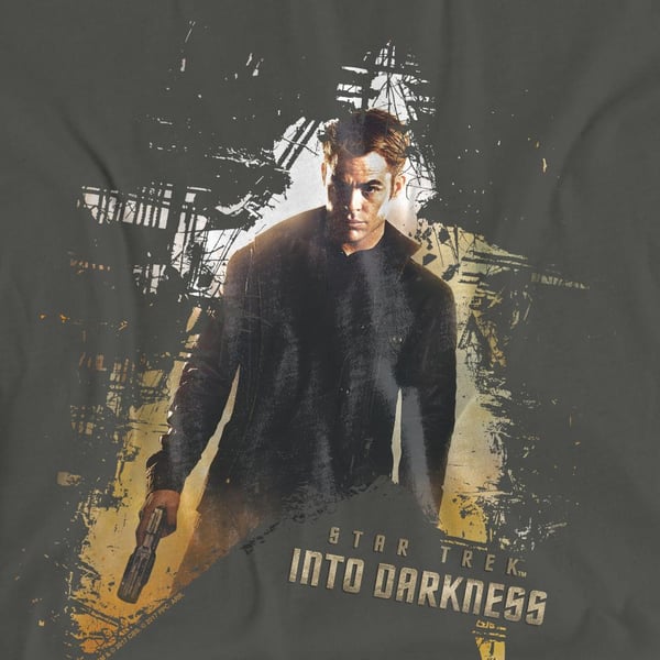 Star Trek: Into Darkness Unisex Adult Dark Hero T-Shirt