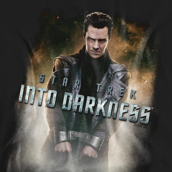 Star Trek: Into Darkness Unisex Adult Darkness Harrison T-Shirt