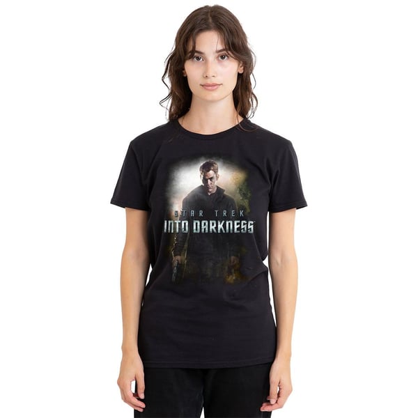 Star Trek: Into Darkness Unisex Adult Darkness Captain Kirk T-Shirt