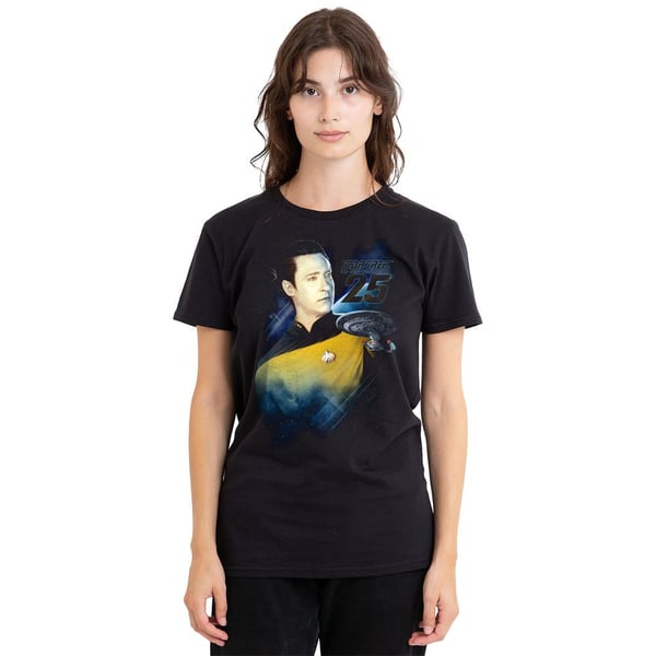 Star Trek Unisex Adult 25th Data T-Shirt