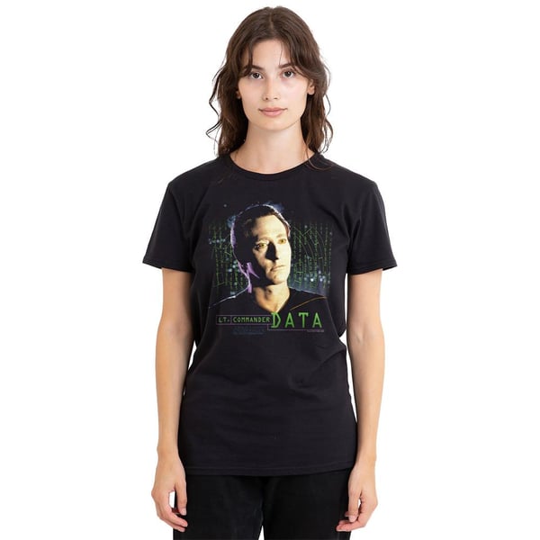 Star Trek Unisex Adult Data T-Shirt