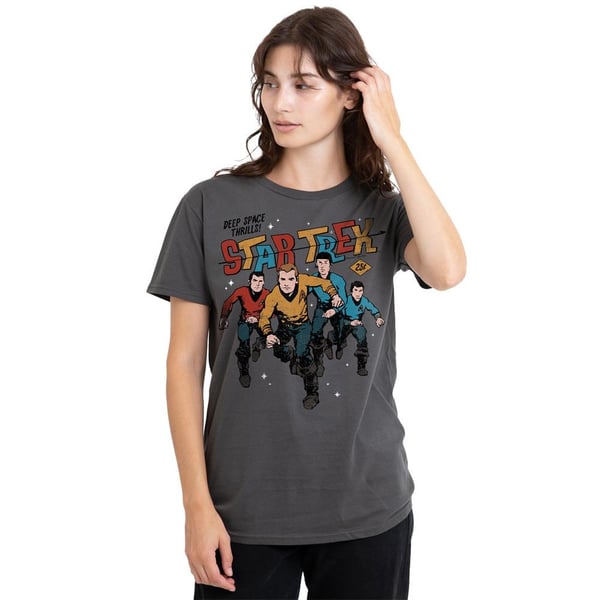 Star Trek Unisex Adult Deep Space Thrills T-Shirt