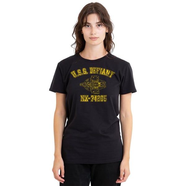 Star Trek Unisex Adult Defiant Athletic T-Shirt