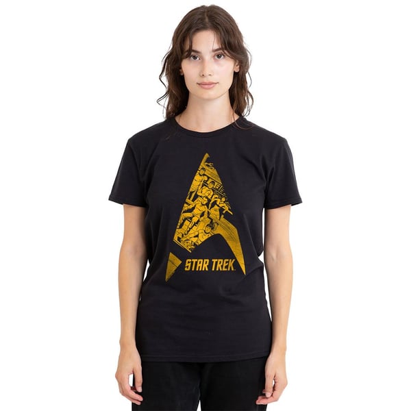 Star Trek Unisex Adult Delta Crew T-Shirt