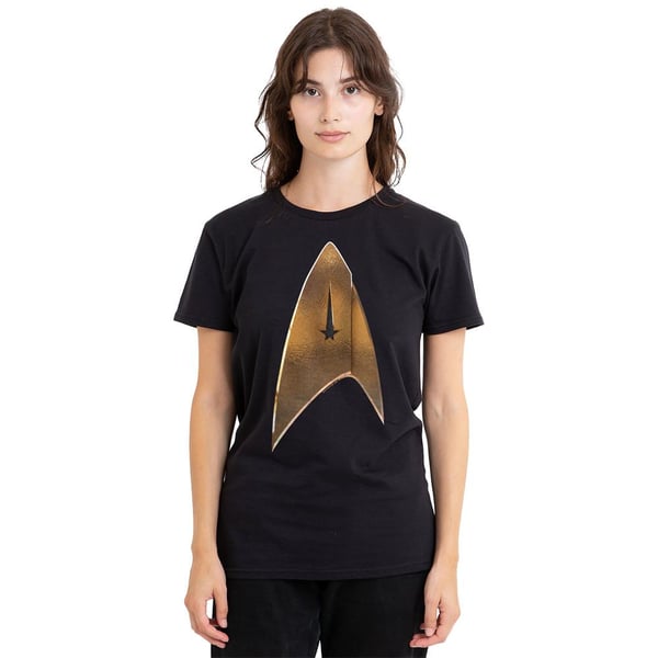 Star Trek: Discovery Unisex Adult Command Shield T-Shirt