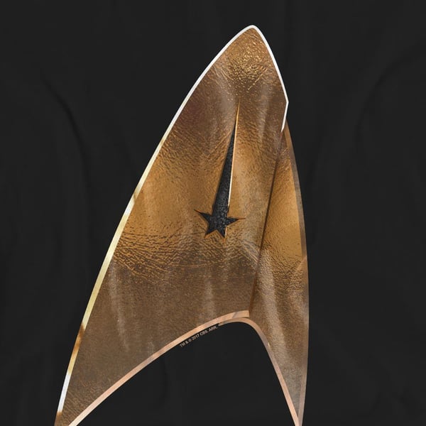 Star Trek: Discovery Unisex Adult Command Shield T-Shirt