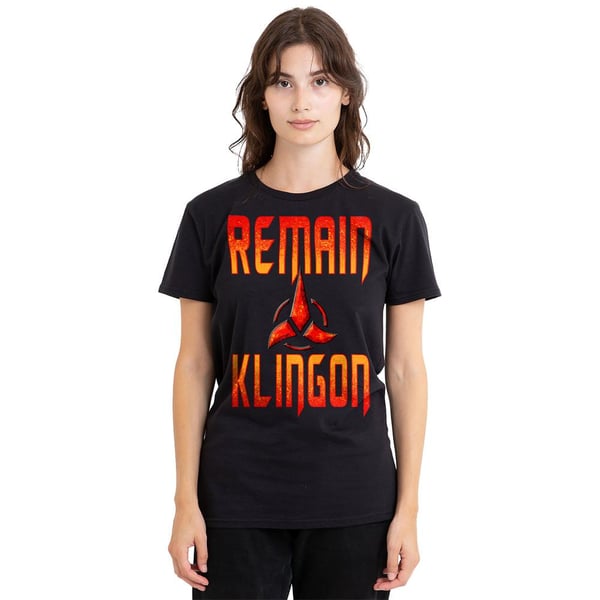 Star Trek: Discovery Unisex Adult Remain Klingon T-Shirt