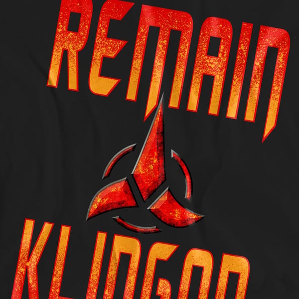 Star Trek: Discovery Unisex Adult Remain Klingon T-Shirt