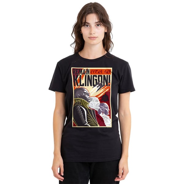 Star Trek: Discovery Unisex Adult Remain Klingon Poster T-Shirt