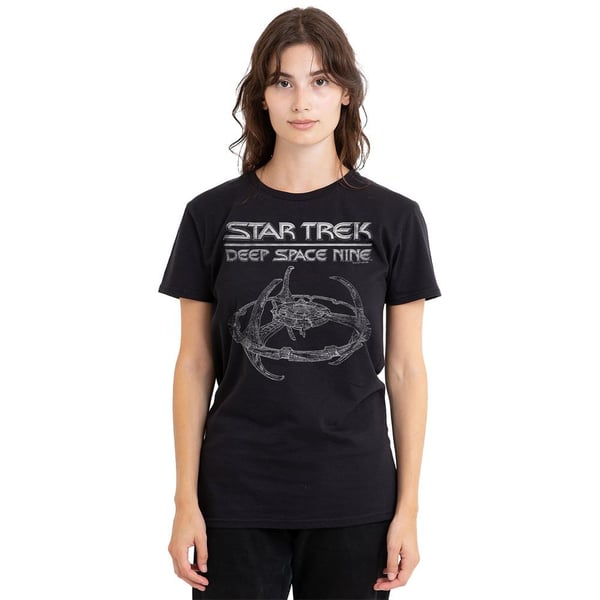 Star Trek Unisex Adult Deep Space Nine Station T-Shirt