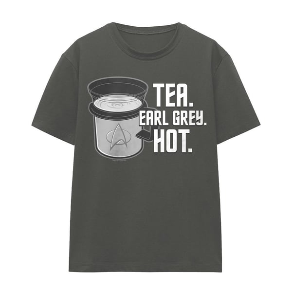 Star Trek Unisex Adult Earl Grey T-Shirt