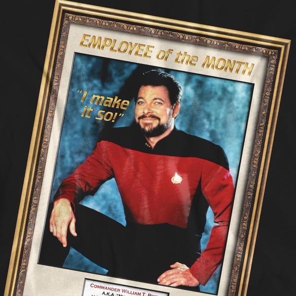 Star Trek Unisex Adult Employee of the Month T-Shirt
