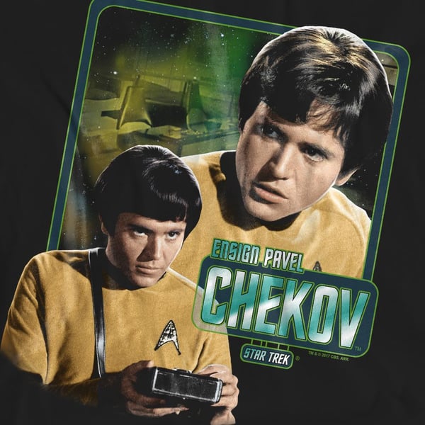 Star Trek Unisex Adult Chekov T-Shirt