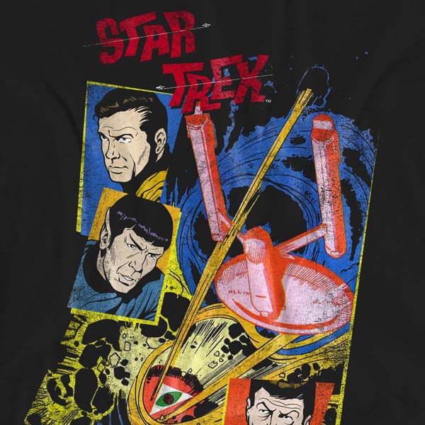 Star Trek Unisex Adult Eye of the Storm T-Shirt