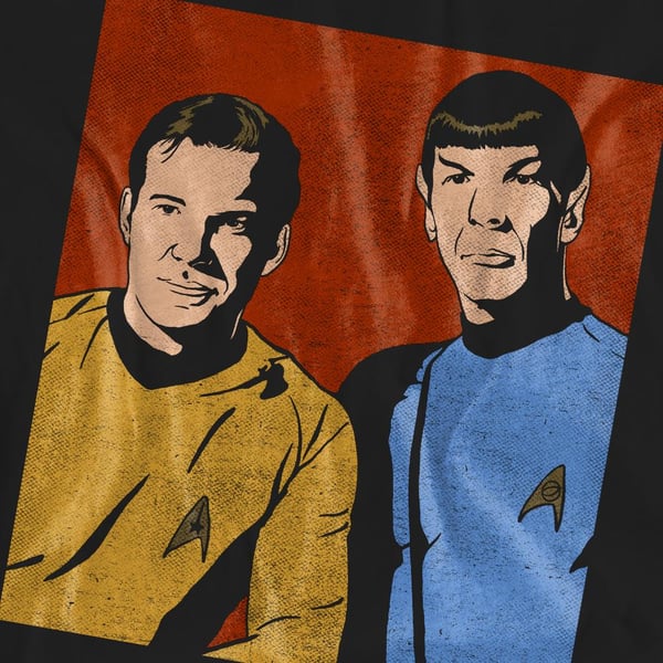 Star Trek Unisex T-shirt til voksne med venner