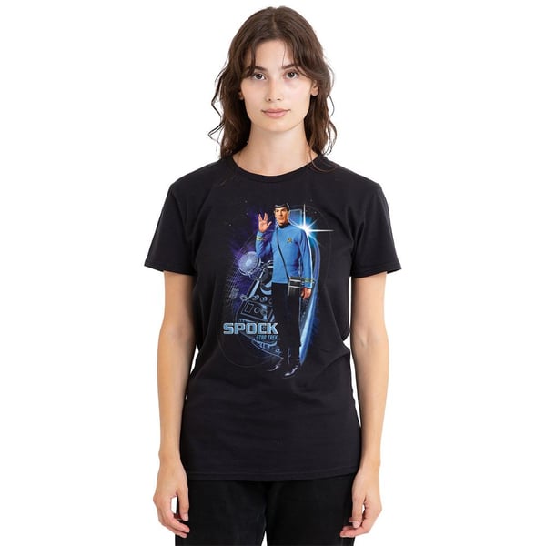 Star Trek Unisex Adult Galactic Spock T-Shirt