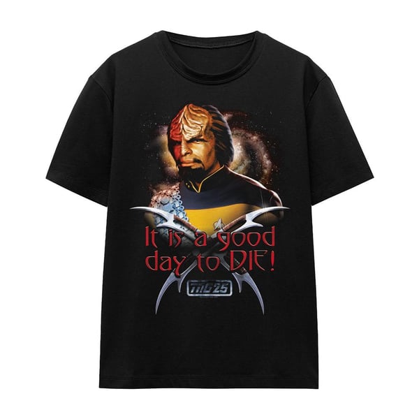 Star Trek Unisex Adult Good Day to Die T-Shirt