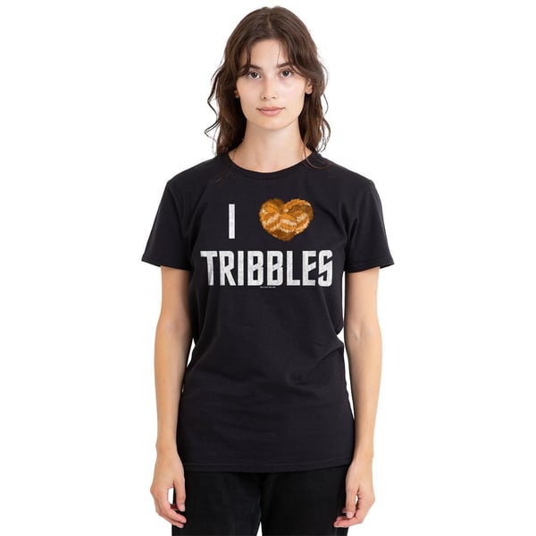 Star Trek Unisex Adult I Heart Tribbles T-Shirt