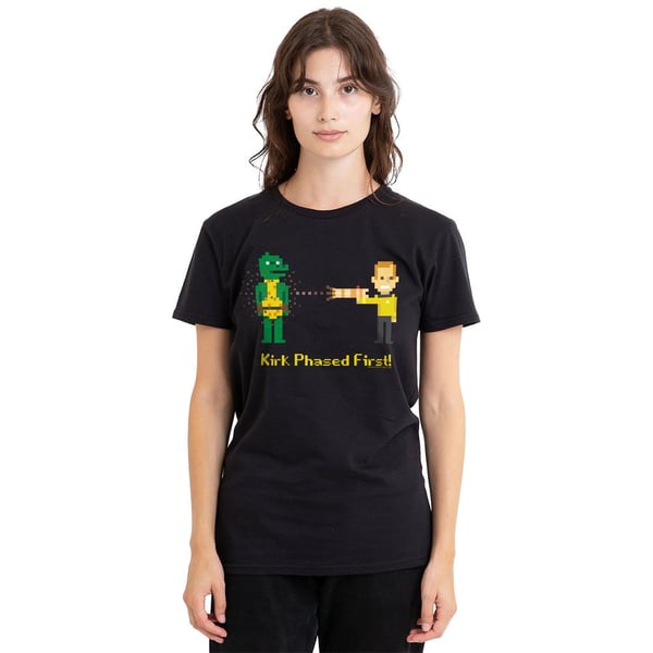 Star Trek Unisex Adult Kirk Phased First T-Shirt