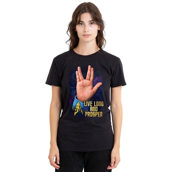 Star Trek Unisex Adult LLAP 50 T-Shirt