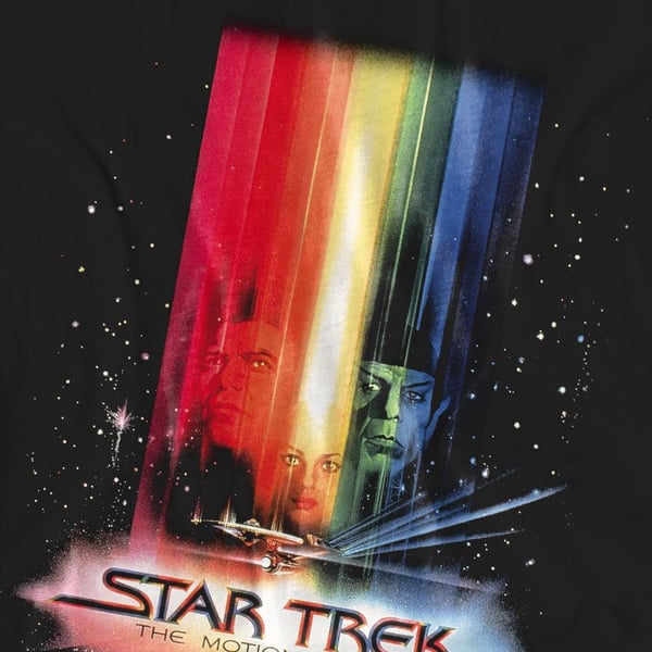 Star Trek Unisex Adult Motion Picture Poster T-Shirt