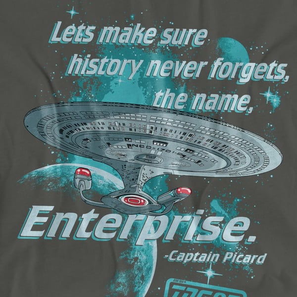 Star Trek Unisex Aikuisten Never Forget T-paita