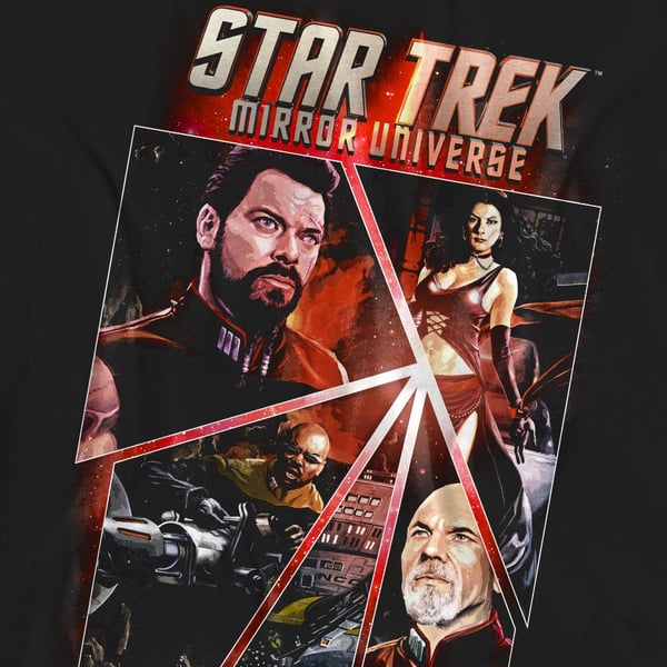Star Trek Unisex aikuisten paneelit T-paita
