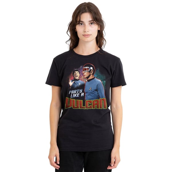 Star Trek Unisex Adult Party Like a Vulcan T-Shirt