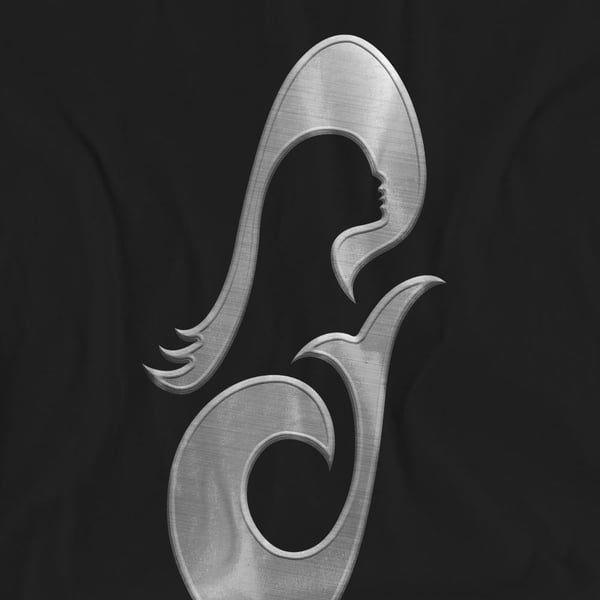 Star Trek: Picard Unisex Adult La Sirena Metal Icon T-Shirt