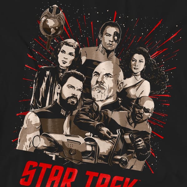Star Trek Unisex Adult Poster T-Shirt