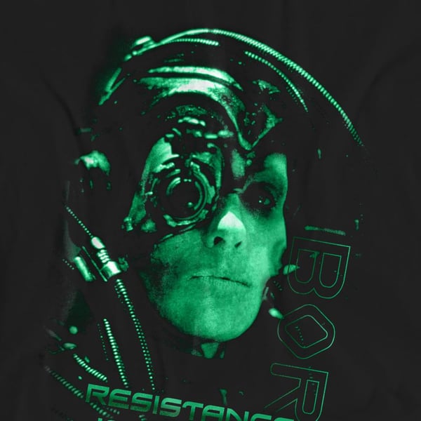 Star Trek Unisex Adult Resistance is Futile T-Shirt