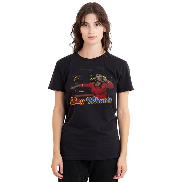 Star Trek Unisex Adult Say What T-Shirt