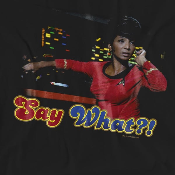 Star Trek Unisex Adult Say What T-Shirt